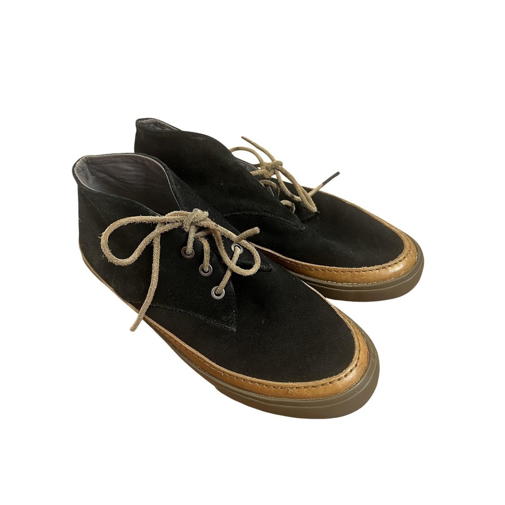 SeaVees Maslon Desert Boots Mens Size 8 Black Suede Chukka Casual Lace Up‎ Shoes